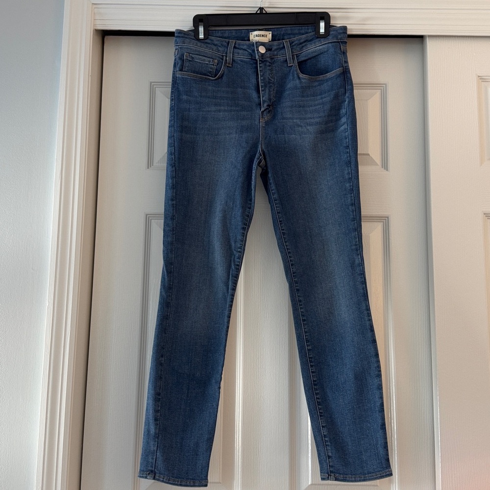 L'AGENCE Dark Blue Skinny Jeans